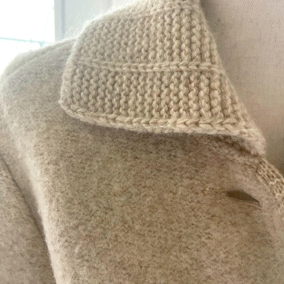 Stunning GIESSWEIN Wool Button Down Maxi Coat, EUC Size 36 - Picture 5 of 11